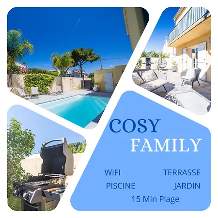 Cosyfamily Rdc 6pers-piscine-jacuzzi-jardin- Barbecue- Toppros Conciergerie * ペロル