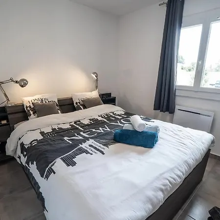 Apartment Cosyfamily Rdc 6pers-piscine-jardin- Barbecue- Toppros Conciergerie *