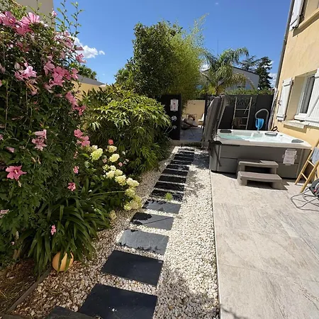 Cosyfamily Rdc 6pers-piscine-jacuzzi-jardin- Barbecue- Toppros Conciergerie Apartmán Pérols